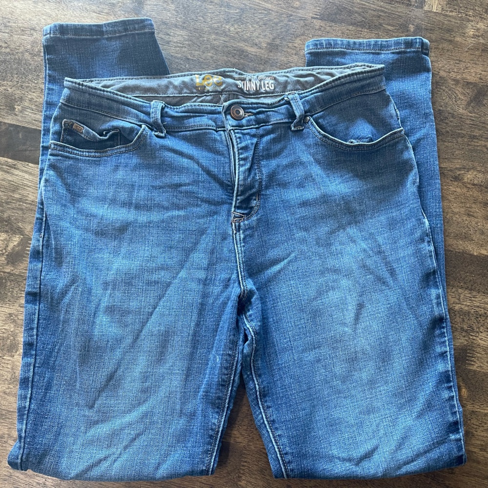Lee Mid Rise Fit Skinny Leg Jeans